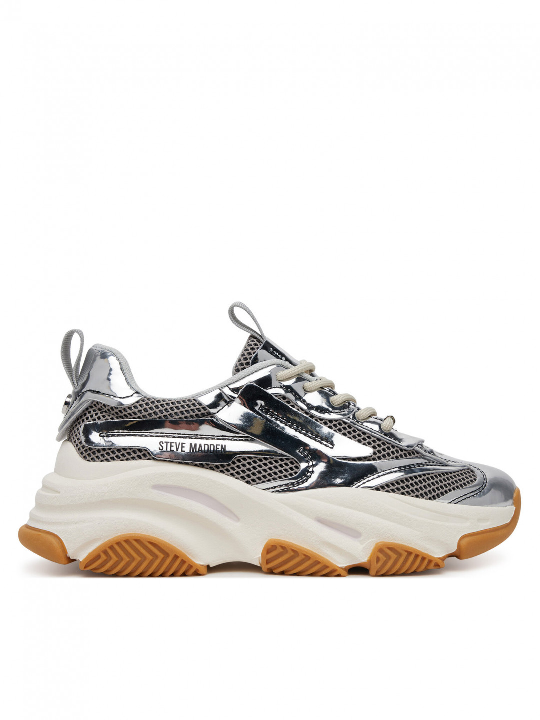 Steve Madden Sneakersy Possession-E SM19000033 Stříbrná